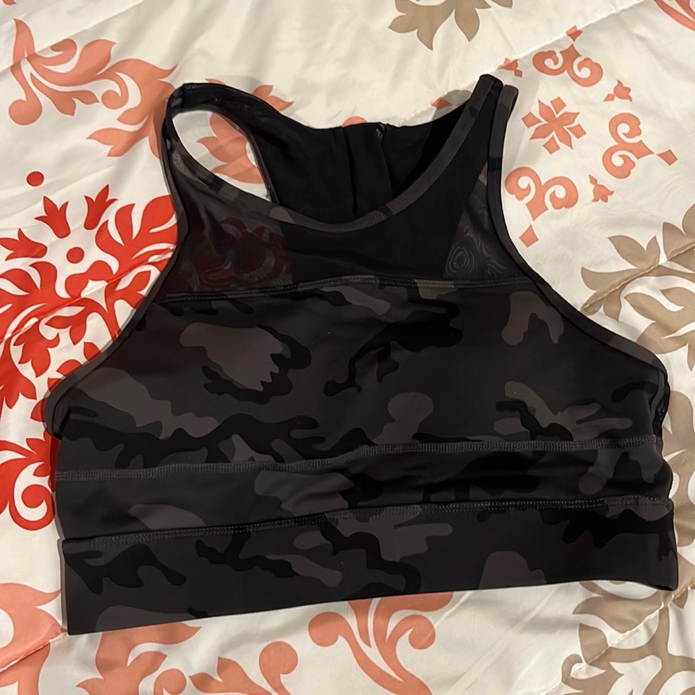 ZYIA Forest Camo Luxe All Star Bra, Medium
